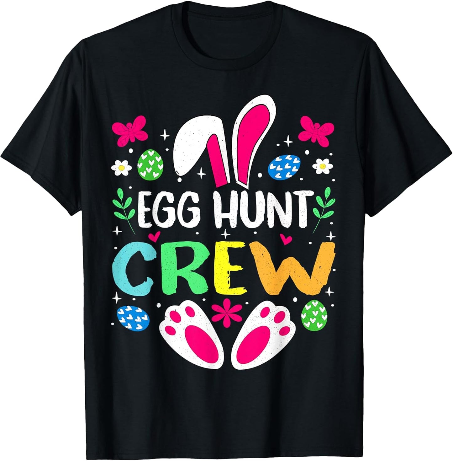 Egg Hunt Crew Squad Apparel Tee. Unisex T-shirt, Sweatshirt, Hoodie, Long Sleeve Tee - T-Shirt, Sweatshirt, Hoodie
