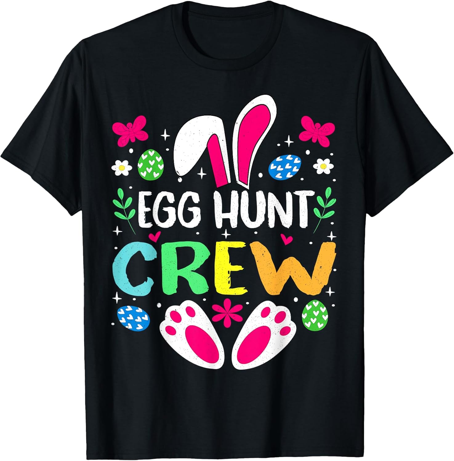 Egg Hunt Crew Squad Apparel Tee. Unisex T-shirt, Sweatshirt, Hoodie, Long Sleeve Tee - T-Shirt, Sweatshirt, Hoodie