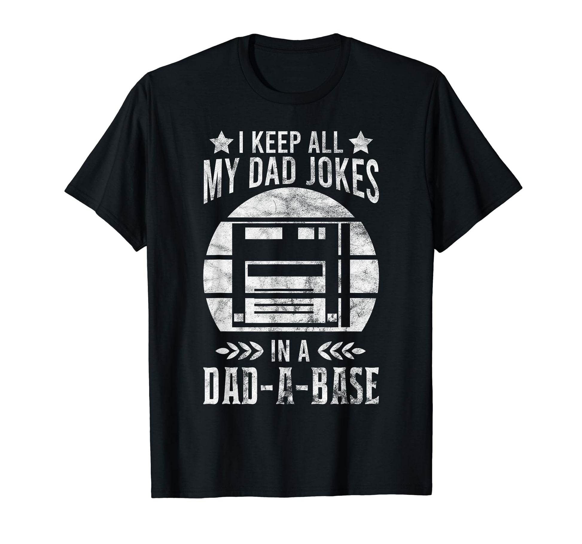 I Keep All My Dad Jokes Dad Base Dad T-Shirt - Minimalist Print Men Women - T-Shirt, Sweatshirt, Hoodie
