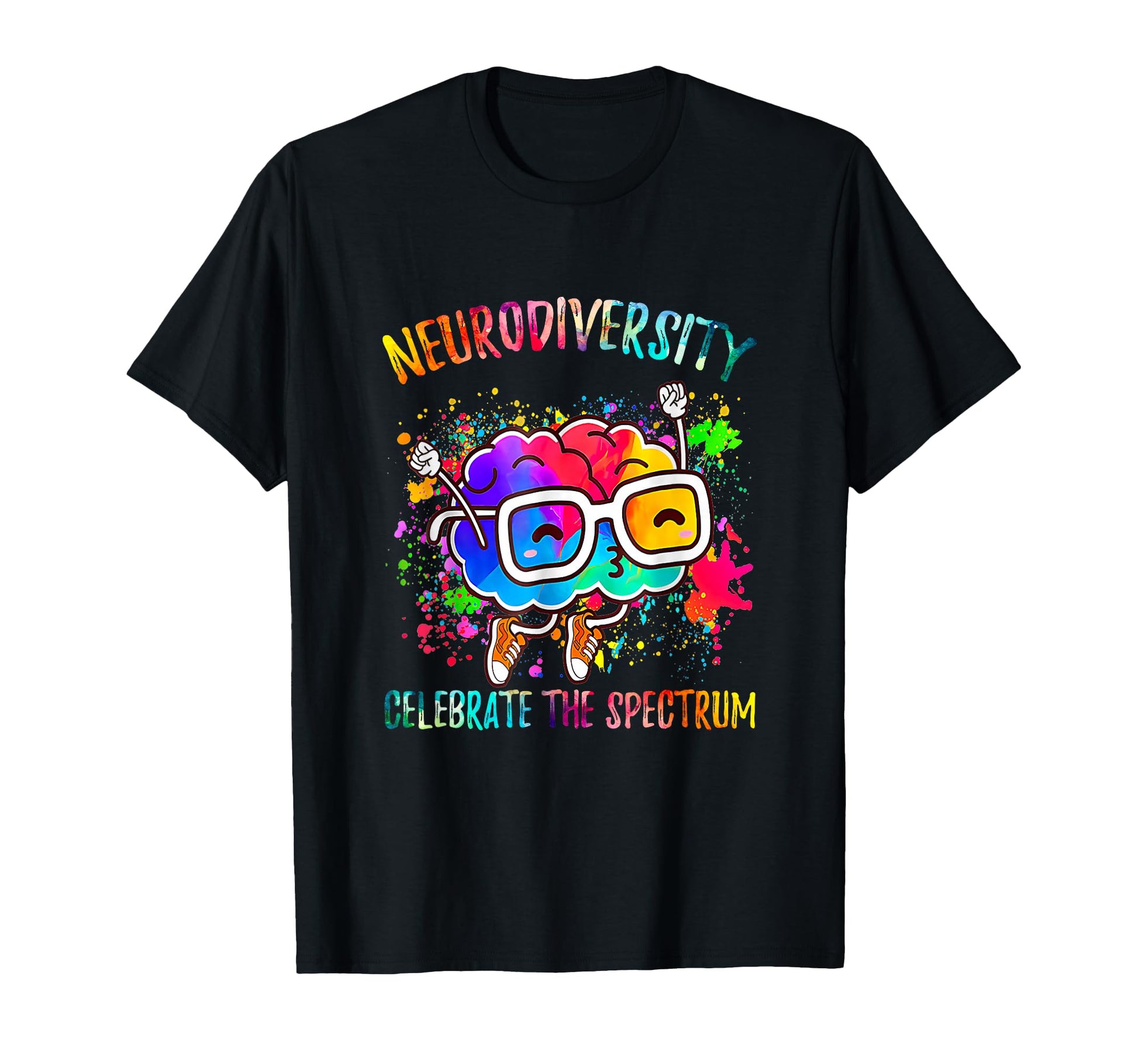 Autism Awareness Neurodiversity Celebrate T-Shirt - Unique Graphic Unisex - T-Shirt, Sweatshirt, Hoodie