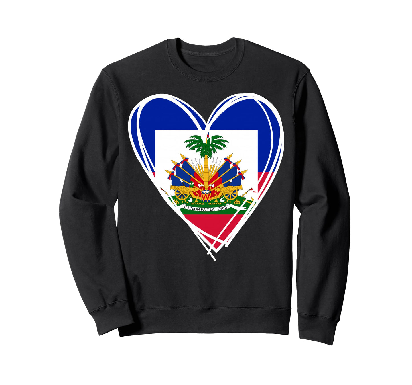 Proud To Be Haitian Mom Dad Haiti Sweatshirt - Custom Art Print Unisex - T-Shirt, Sweatshirt, Hoodie