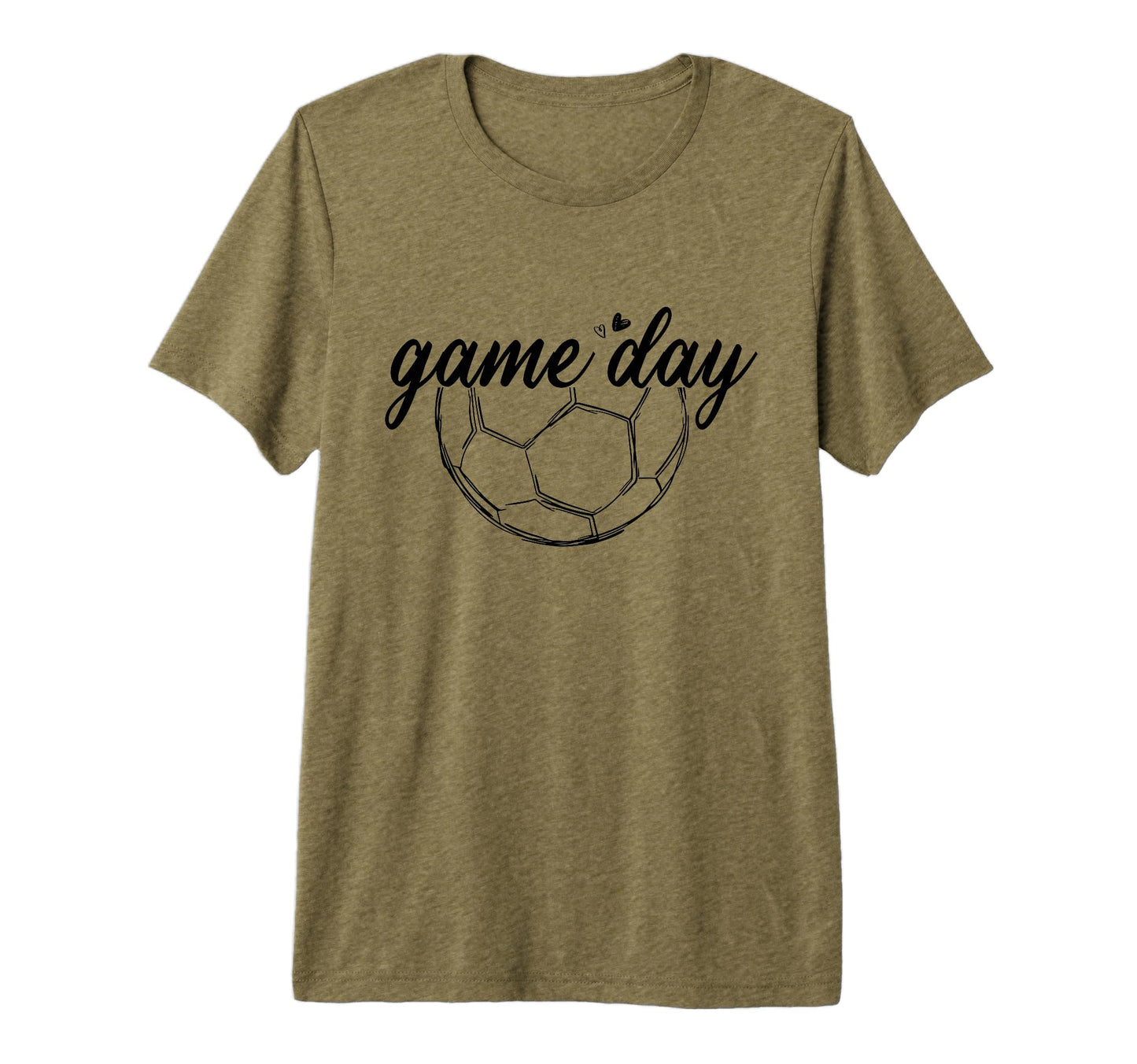 Game Day Soccer Tri Blend T-Shirt - Casual Everyday Wear for Adults - T-Shirt, Sweatshirt, Hoodie