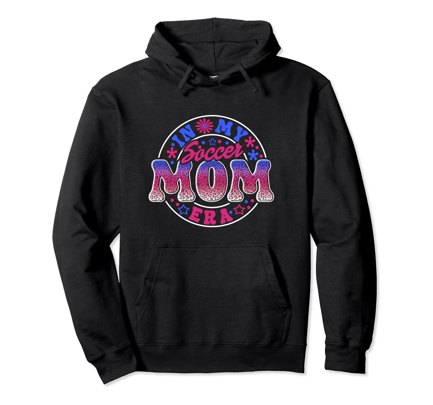 Cheetah Pattern Soccer Mom Era Soccer Hoodie - Unique Graphic for Adults - T-Shirt, Sweatshirt, Hoodie