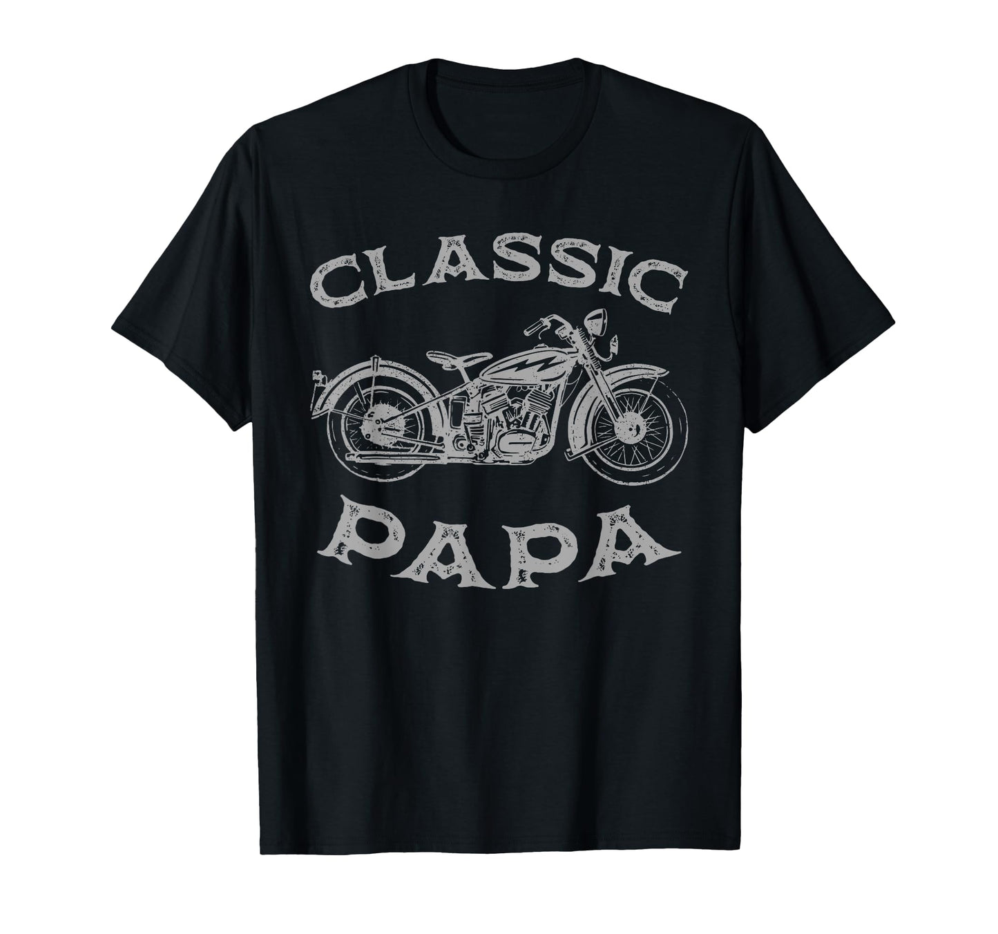 Papa Funny Motorcycle Mens Dad Biker T-Shirt - Graphic Print Men Women - T-Shirt, Sweatshirt, Hoodie