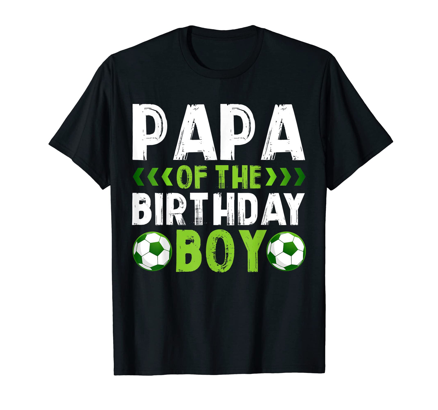 Papa Birthday Soccer Player Matching T-Shirt - Custom Art Print for Adults - T-Shirt, Sweatshirt, Hoodie