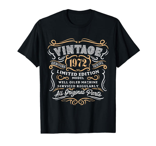 1972 Funny 47Th Birthday Gift Dad T-Shirt - Graphic Print Men Women - T-Shirt, Sweatshirt, Hoodie