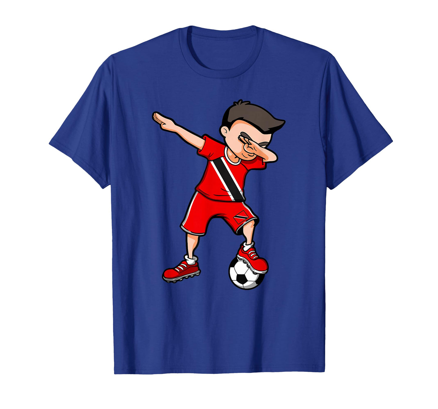 Dabbing Soccer Trinidad And Tobago Fans T-Shirt - Graphic Print Unisex - T-Shirt, Sweatshirt, Hoodie
