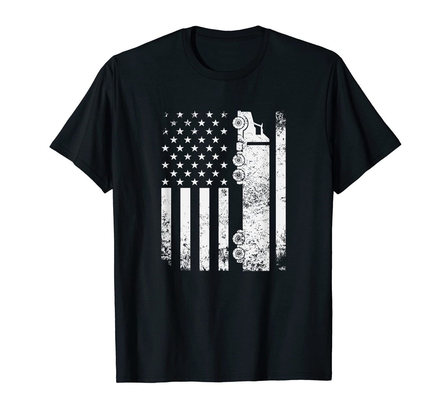 Trucker American Flag Usa Patriotic T-Shirt - Aesthetic Graphic Unisex - T-Shirt, Sweatshirt, Hoodie
