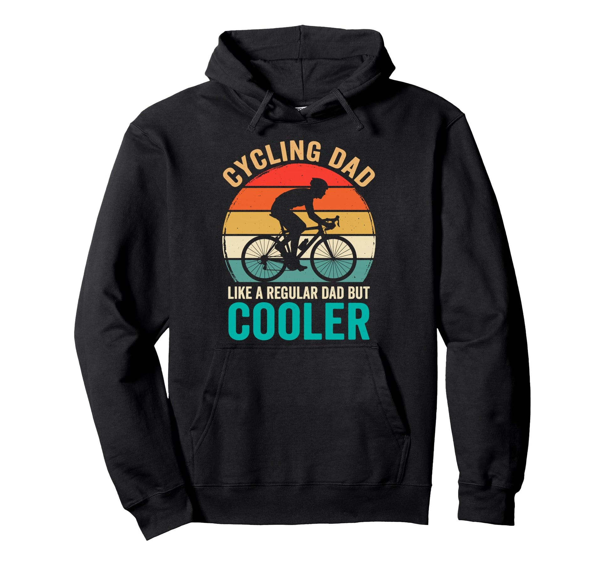 Cycling Dad Like Regular But Cooler Hoodie - Novelty Apparel Men Women - T-Shirt, Sweatshirt, Hoodie