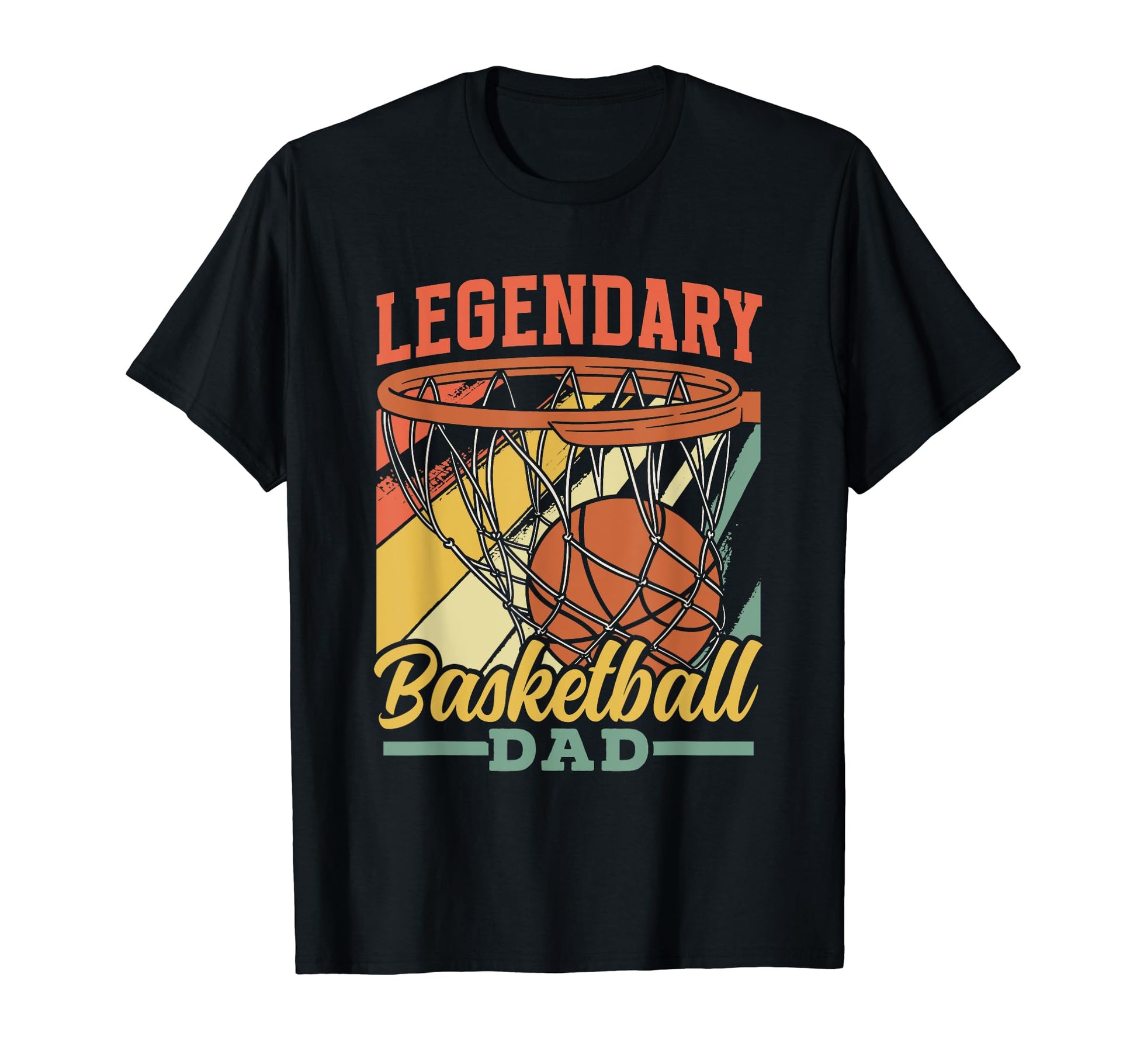 Legendary Basketball Dad Basketballer T-Shirt - Trendy Graphic Unisex - T-Shirt, Sweatshirt, Hoodie