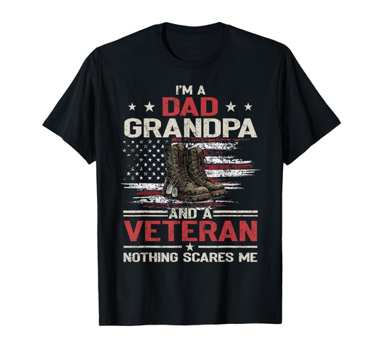 American Flag Im Dad Grandpa And T-Shirt - Casual Everyday Wear Unisex - T-Shirt, Sweatshirt, Hoodie