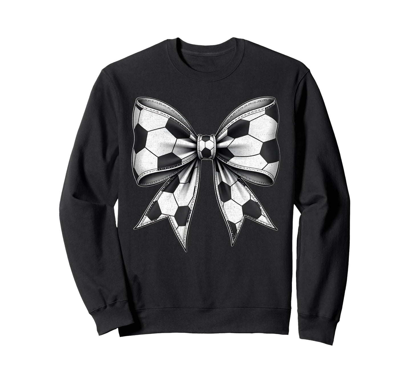 Soccer Ball Coquette Preppy Soccer Sweatshirt - Unique Graphic Men Women - T-Shirt, Sweatshirt, Hoodie