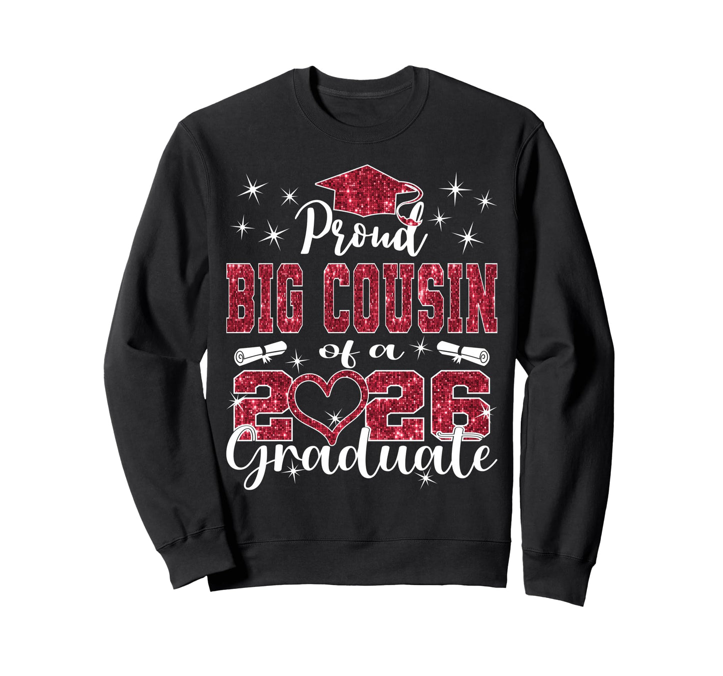 Super Proud Big Cousin 2026 Sweatshirt - Fun Novelty Design Unisex - T-Shirt, Sweatshirt, Hoodie