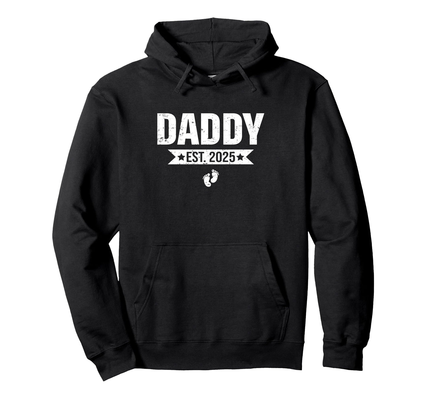 New Dad Est 2025 First Fathers Day Hoodie - Streetwear Style Men Women - T-Shirt, Sweatshirt, Hoodie