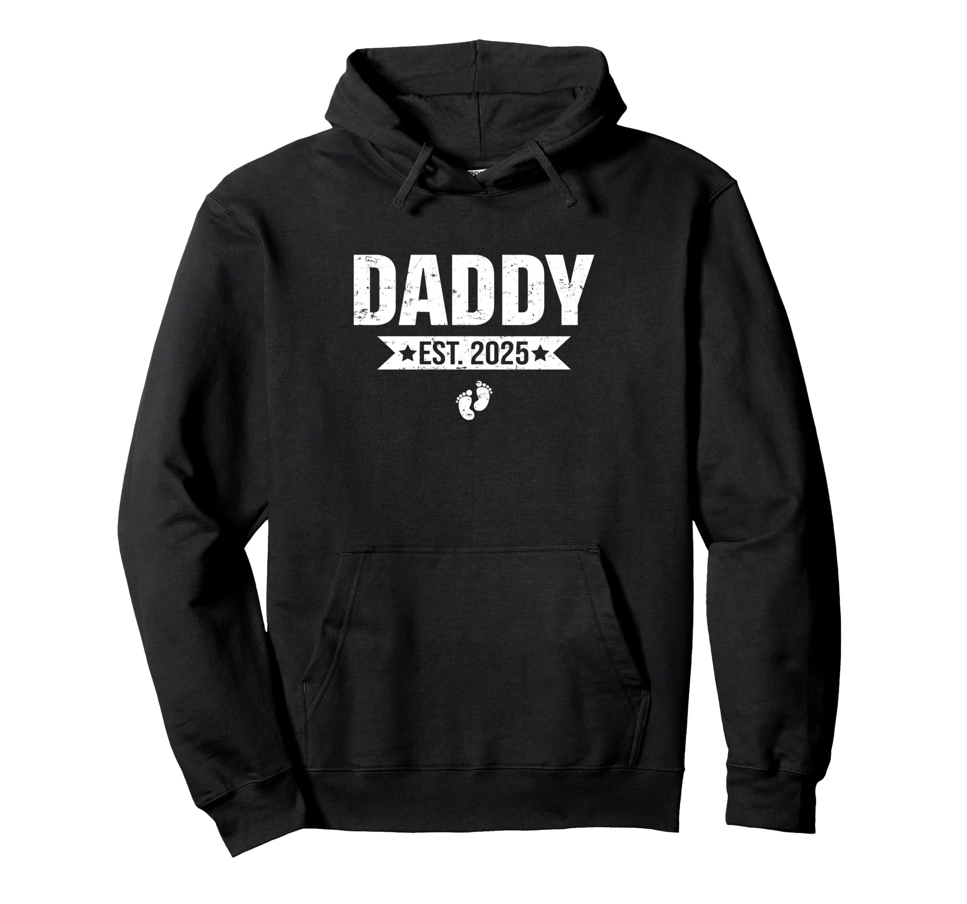 New Dad Est 2025 First Fathers Day Hoodie - Streetwear Style Men Women - T-Shirt, Sweatshirt, Hoodie
