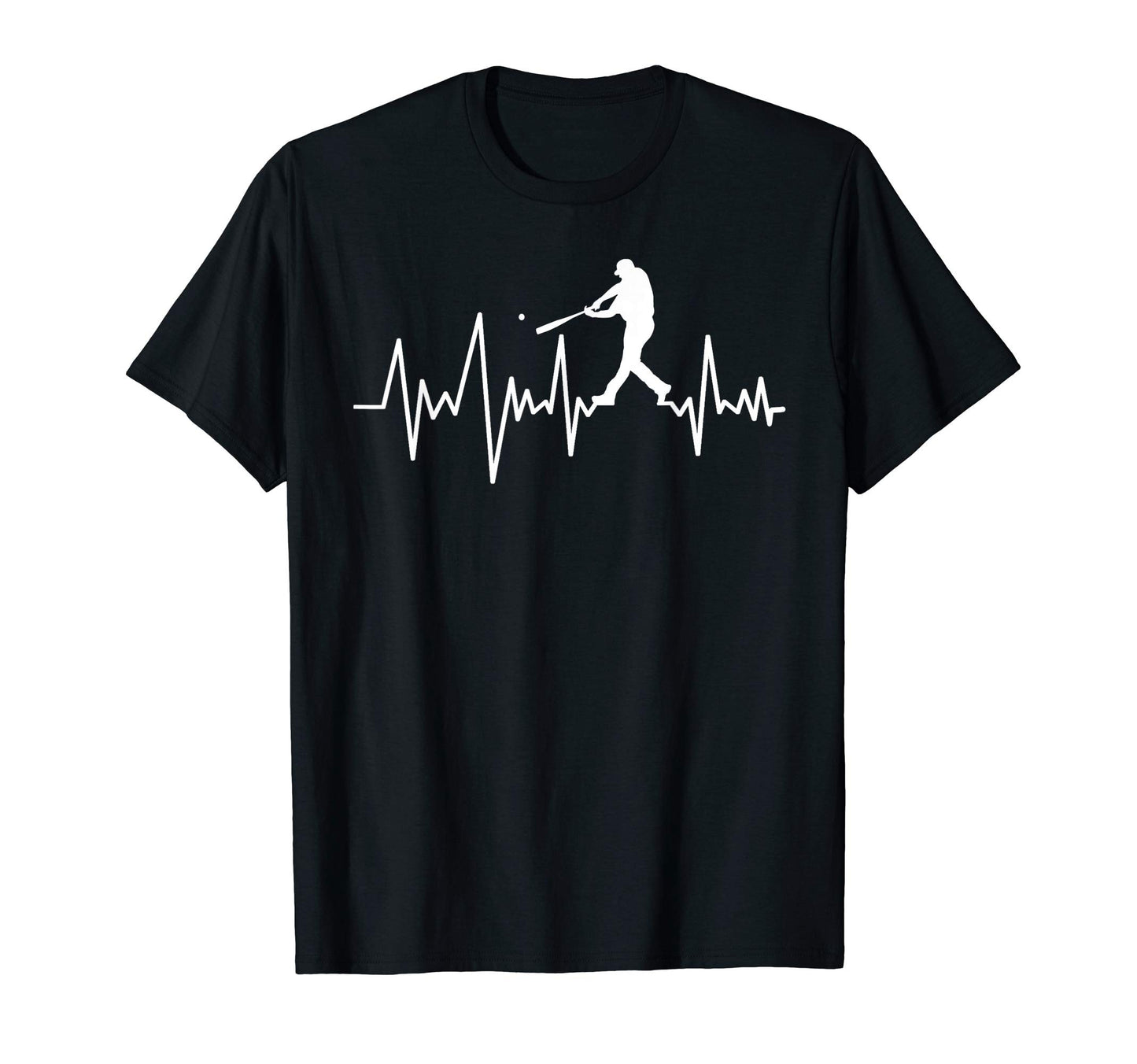 Baseball Heartbeat Lovers Gifts Mom Dad T-Shirt - Aesthetic Graphic Unisex - T-Shirt, Sweatshirt, Hoodie