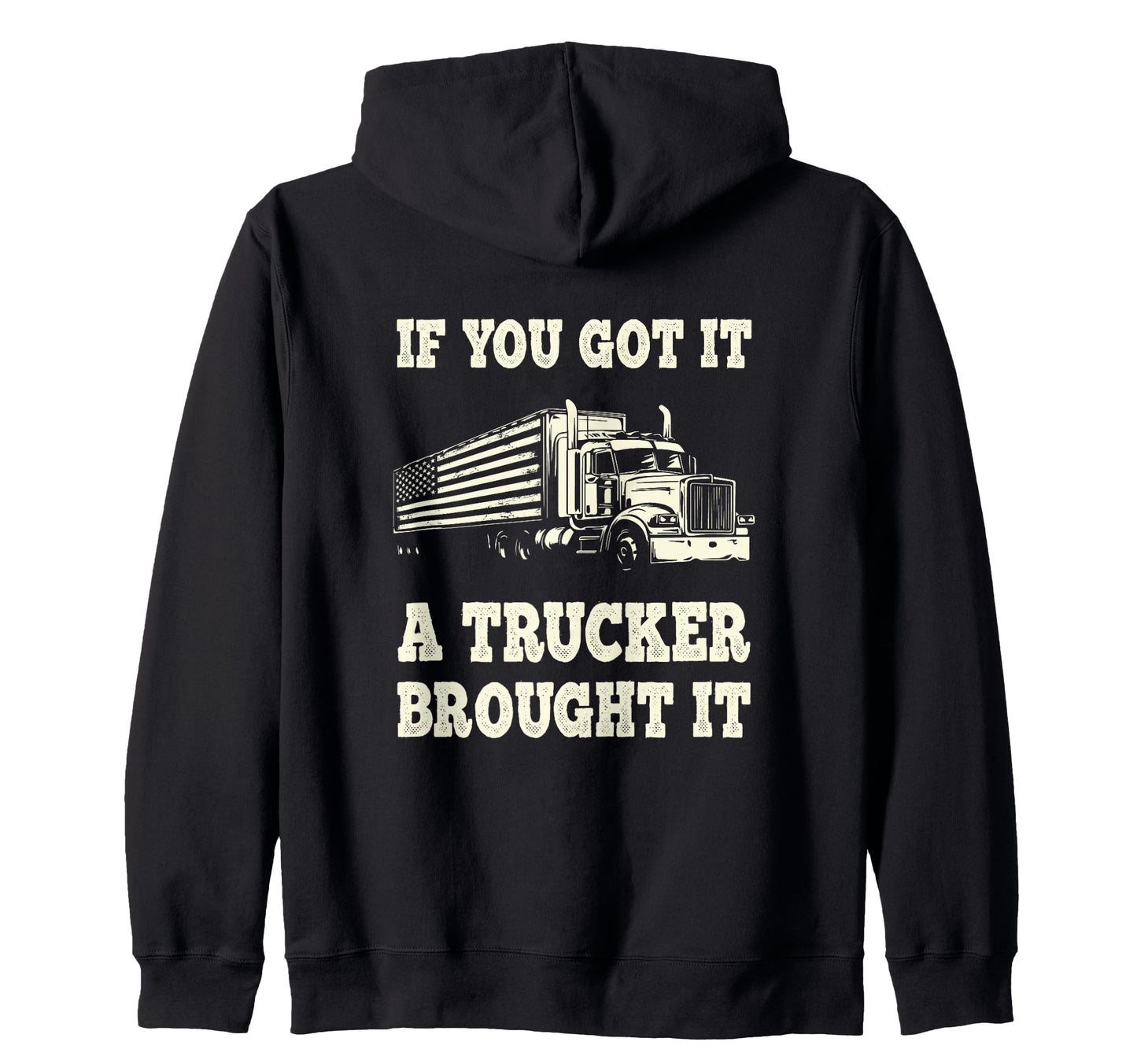 Funny Truck Driver Gifts Trucking Dads Sweatshirt - Minimalist Print Unisex - T-Shirt, Sweatshirt, Hoodie