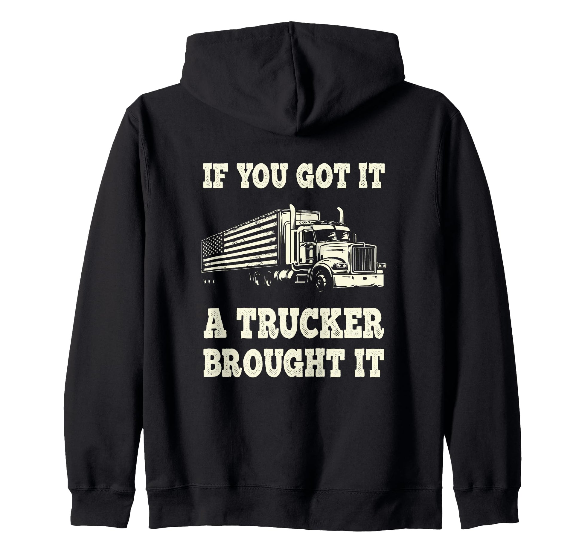 Funny Truck Driver Gifts Trucking Dads Sweatshirt - Minimalist Print Unisex - T-Shirt, Sweatshirt, Hoodie