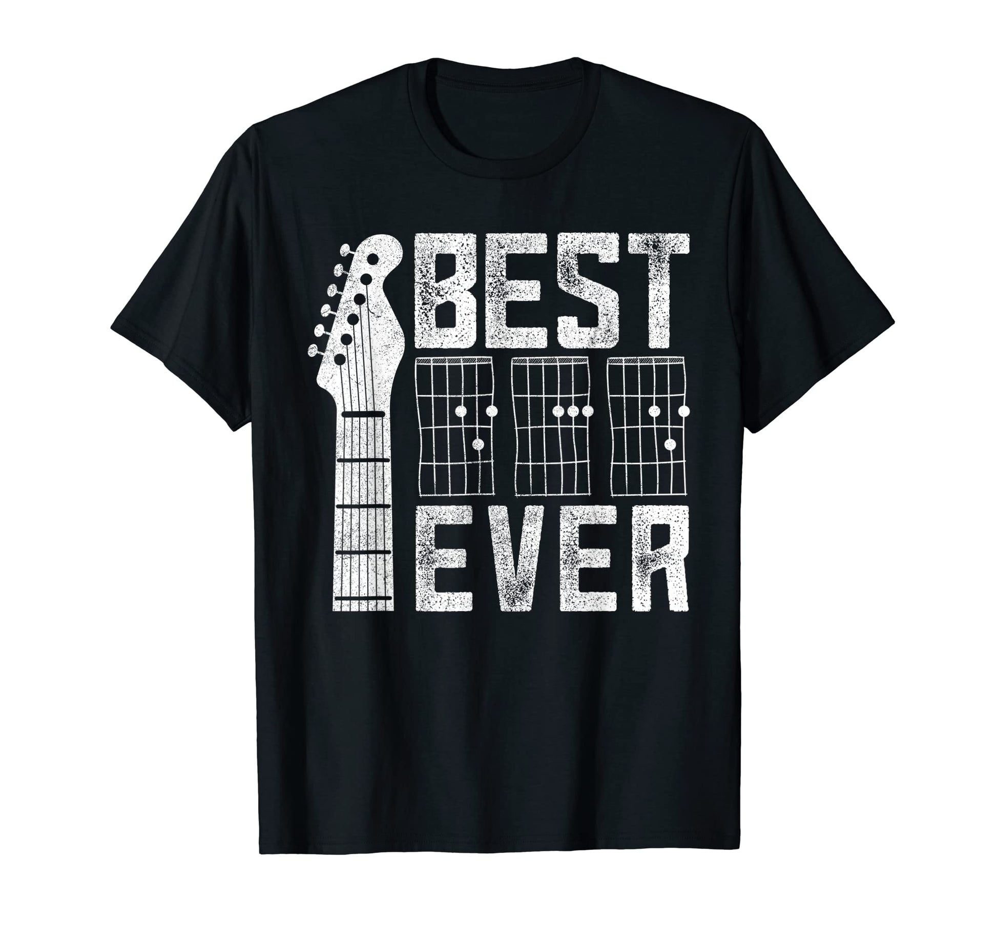 Fathers Day Music Best Dad Guitar T-Shirt - Trendy Graphic Men Women - T-Shirt, Sweatshirt, Hoodie