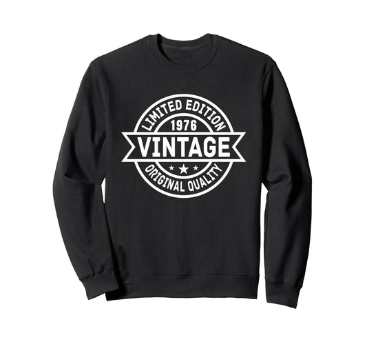 1976 T Shirts Funny 50Th Birthday Sweatshirt - Graphic Print Men Women - T-Shirt, Sweatshirt, Hoodie