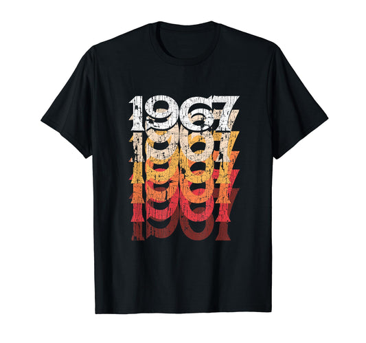 60S 51Th Birthday 1967 Dad Gift T-Shirt - Trendy Graphic Men Women - T-Shirt, Sweatshirt, Hoodie