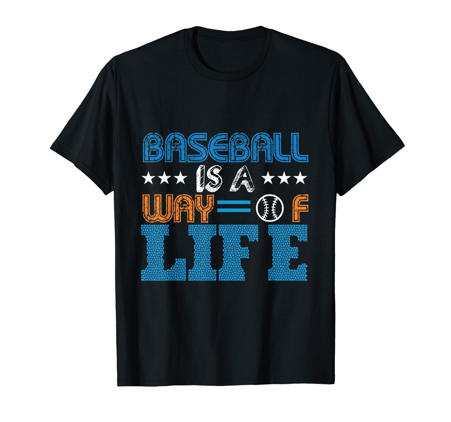 Baseball Is Way Life Baseball Player T-Shirt - Custom Art Print Unisex - T-Shirt, Sweatshirt, Hoodie