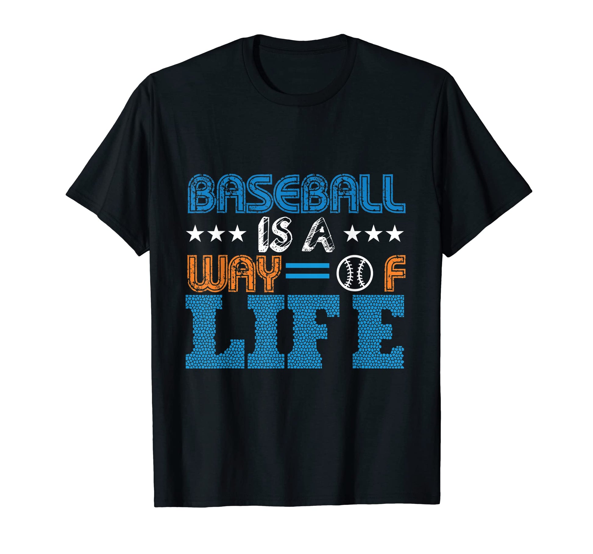 Baseball Is Way Life Baseball Player T-Shirt - Custom Art Print Unisex - T-Shirt, Sweatshirt, Hoodie