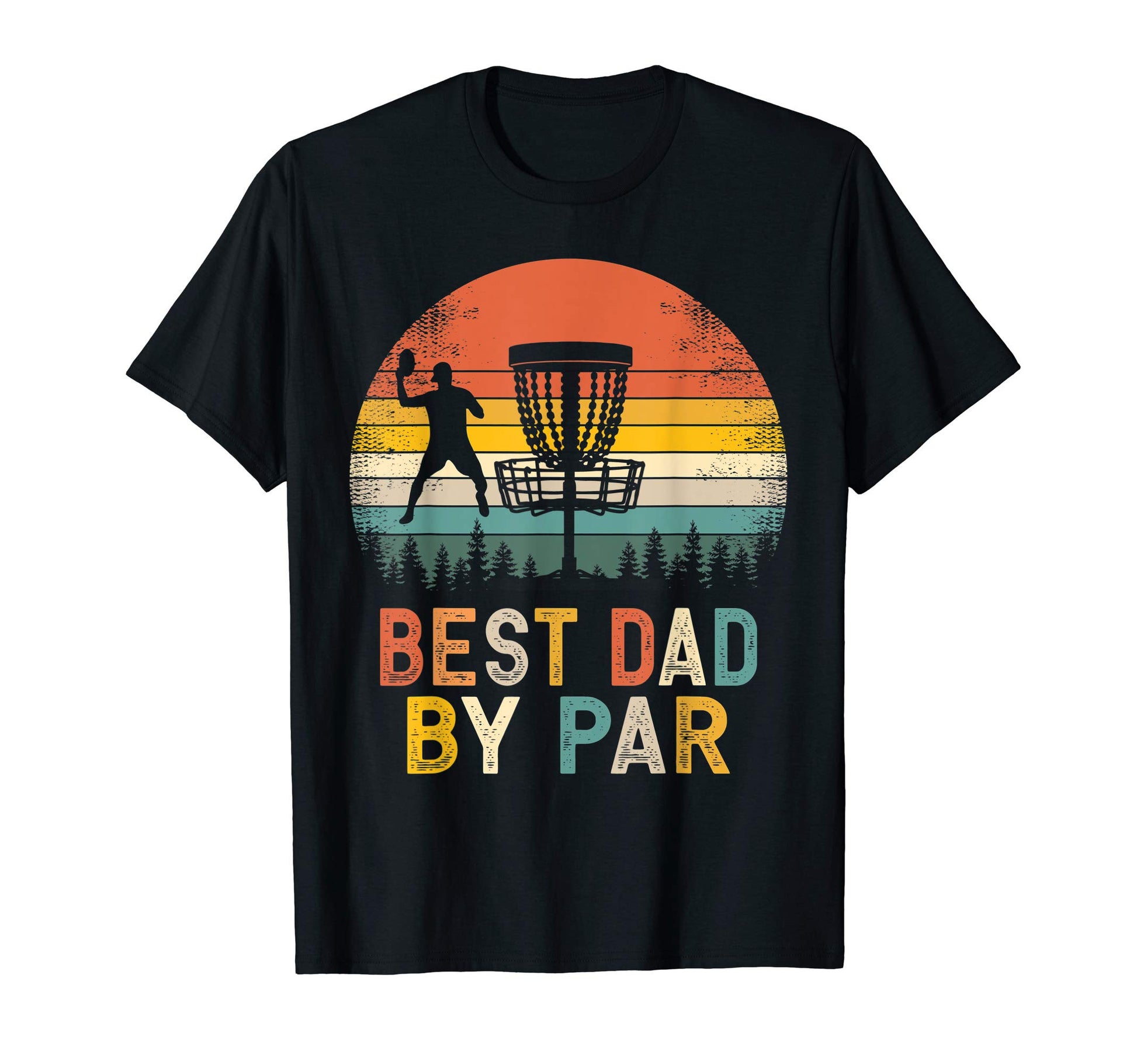Mens Best Dad Par Disc Golf Dad T-Shirt - Minimalist Print for Adults - T-Shirt, Sweatshirt, Hoodie