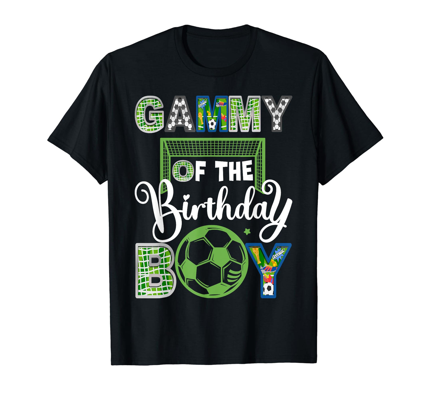 Gammy Birthday Soccer Baller Birthday T-Shirt - Custom Art Print for Adults - T-Shirt, Sweatshirt, Hoodie
