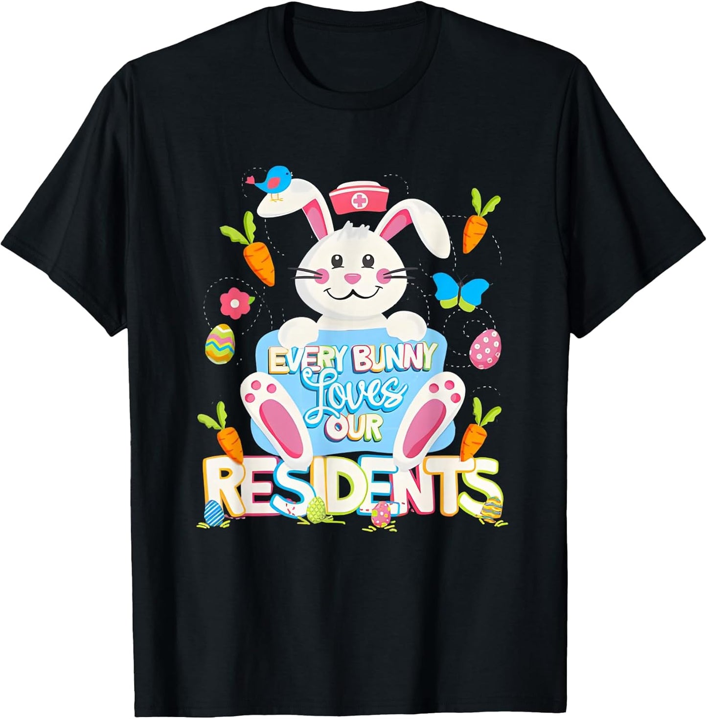Easter Caregiver Bunny Shirts Nursing Home Staff Unisex T-shirt, Sweatshirt, Hoodie, Long Sleeve Tee - T-Shirt, Sweatshirt, Hoodie