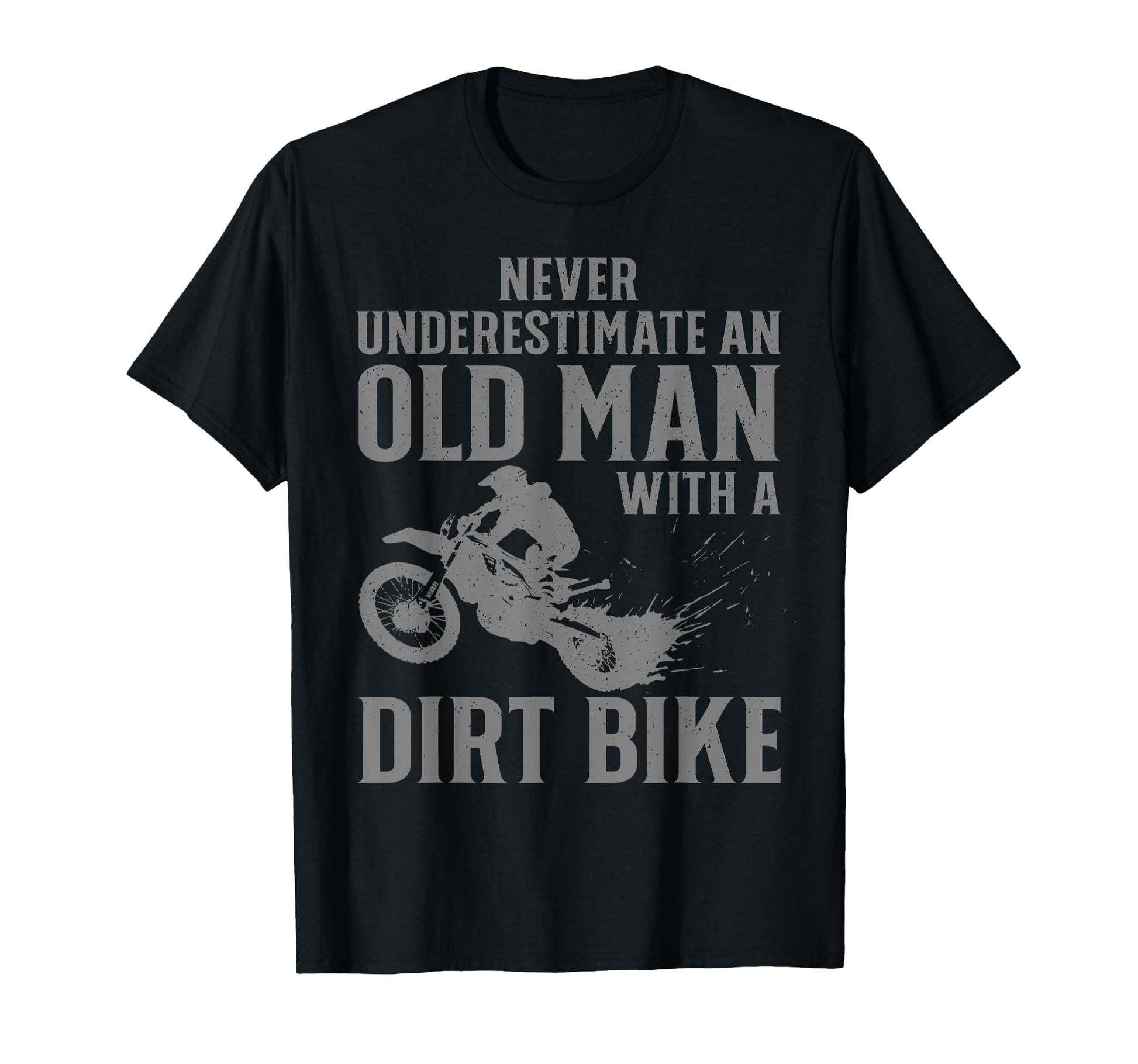 Dirt Bike Art Grandpa Dad Dirtbike T-Shirt - Aesthetic Graphic Men Women - T-Shirt, Sweatshirt, Hoodie