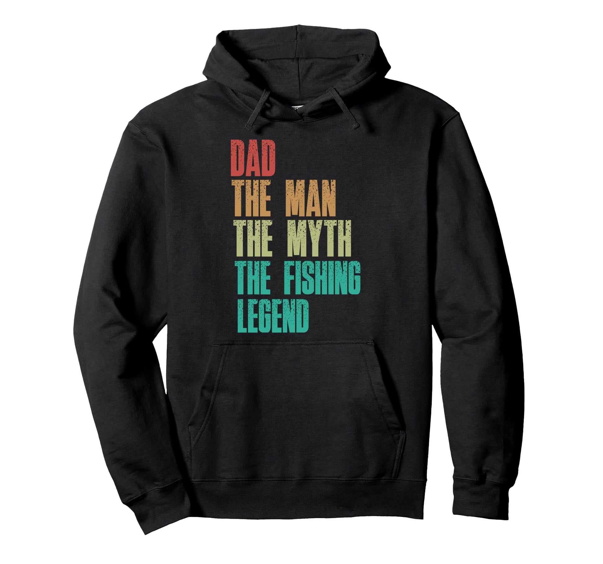 Dad Fishing Legend Fishermen Fathers Hoodie - Custom Art Print for Adults - T-Shirt, Sweatshirt, Hoodie
