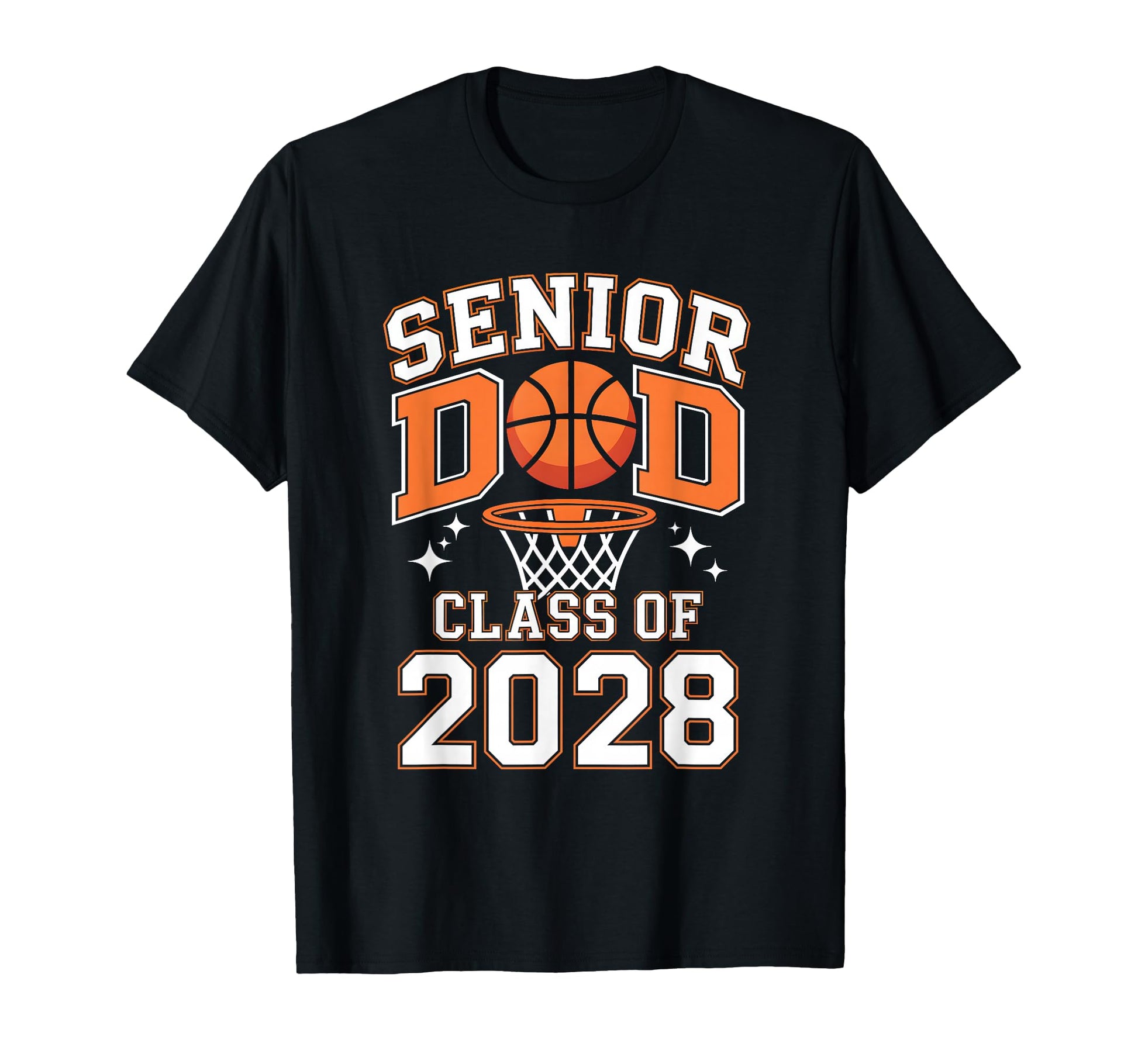 Senior Dad Class 2028 Basketball T-Shirt - Trendy Graphic Men Women - T-Shirt, Sweatshirt, Hoodie