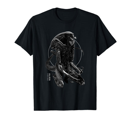 Alien Xenomorph Organism Horror T-Shirt - Novelty Apparel for Adults - T-Shirt, Sweatshirt, Hoodie