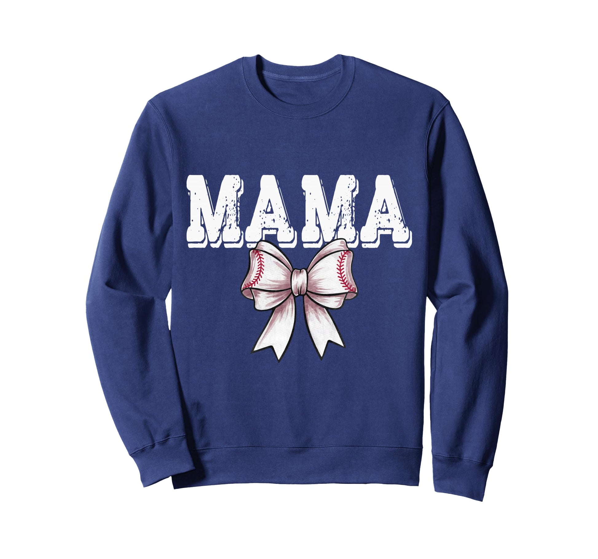 Coquette Baseball Bow Mom Sister Sweatshirt - Trendy Graphic for Adults - T-Shirt, Sweatshirt, Hoodie