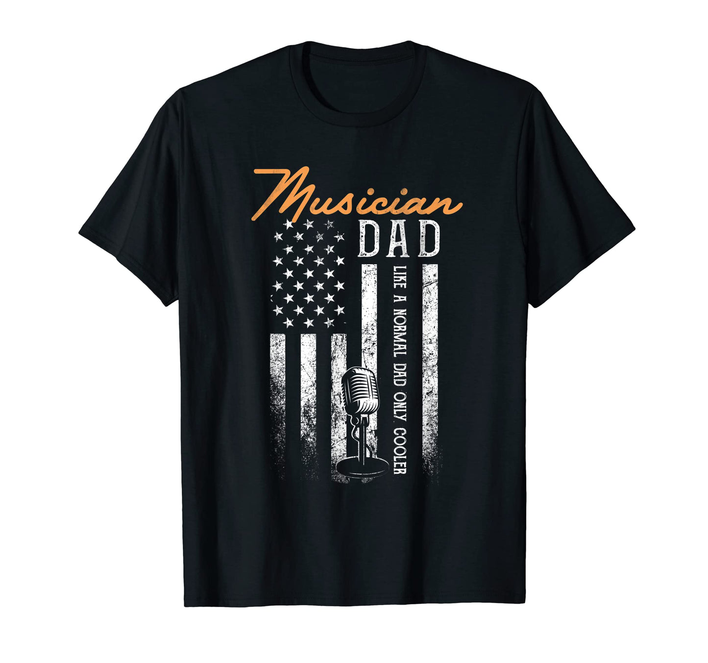 Musician Dad Like Normal Dad Only T-Shirt - Trendy Graphic for Adults - T-Shirt, Sweatshirt, Hoodie