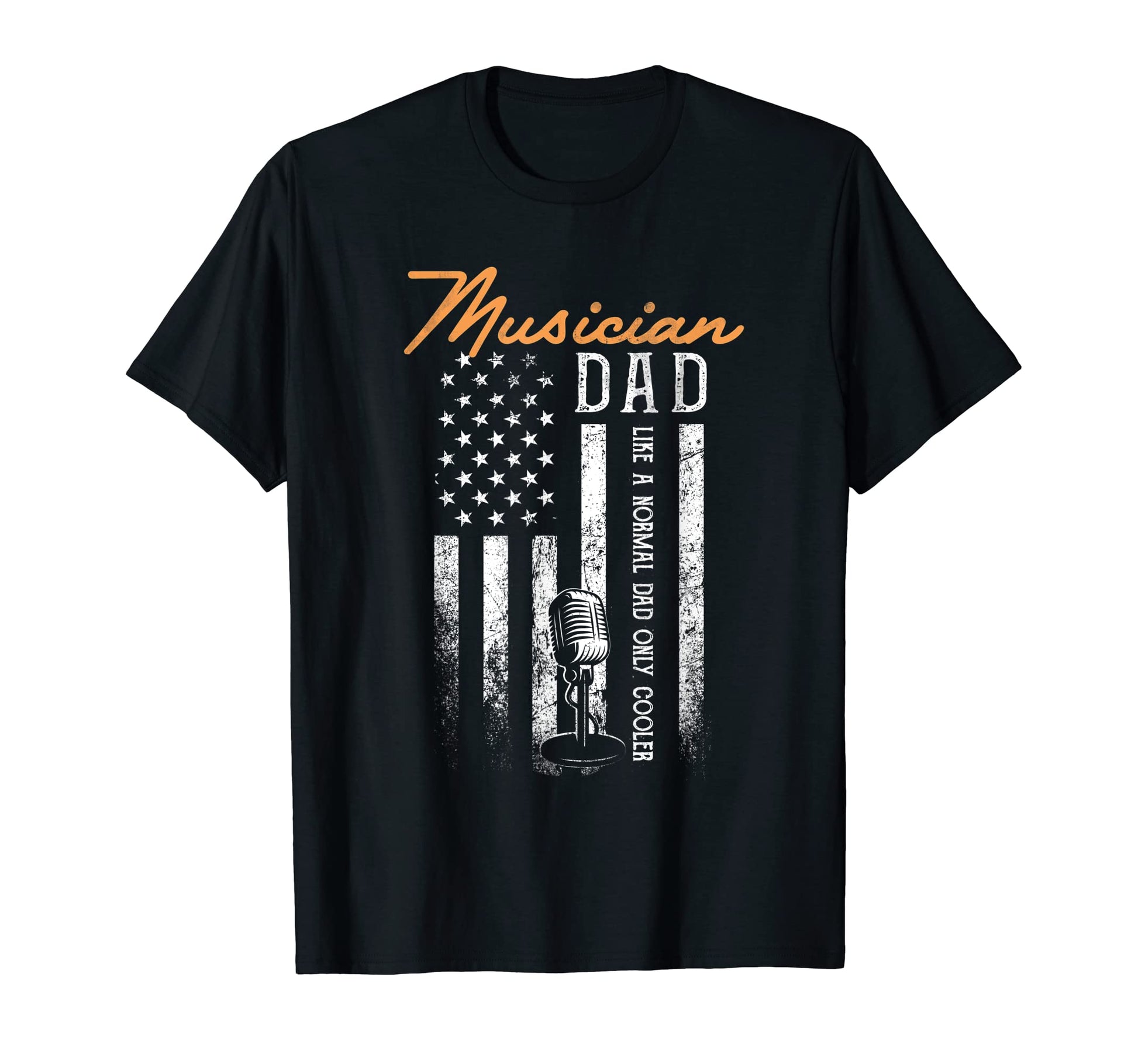 Musician Dad Like Normal Dad Only T-Shirt - Trendy Graphic for Adults - T-Shirt, Sweatshirt, Hoodie