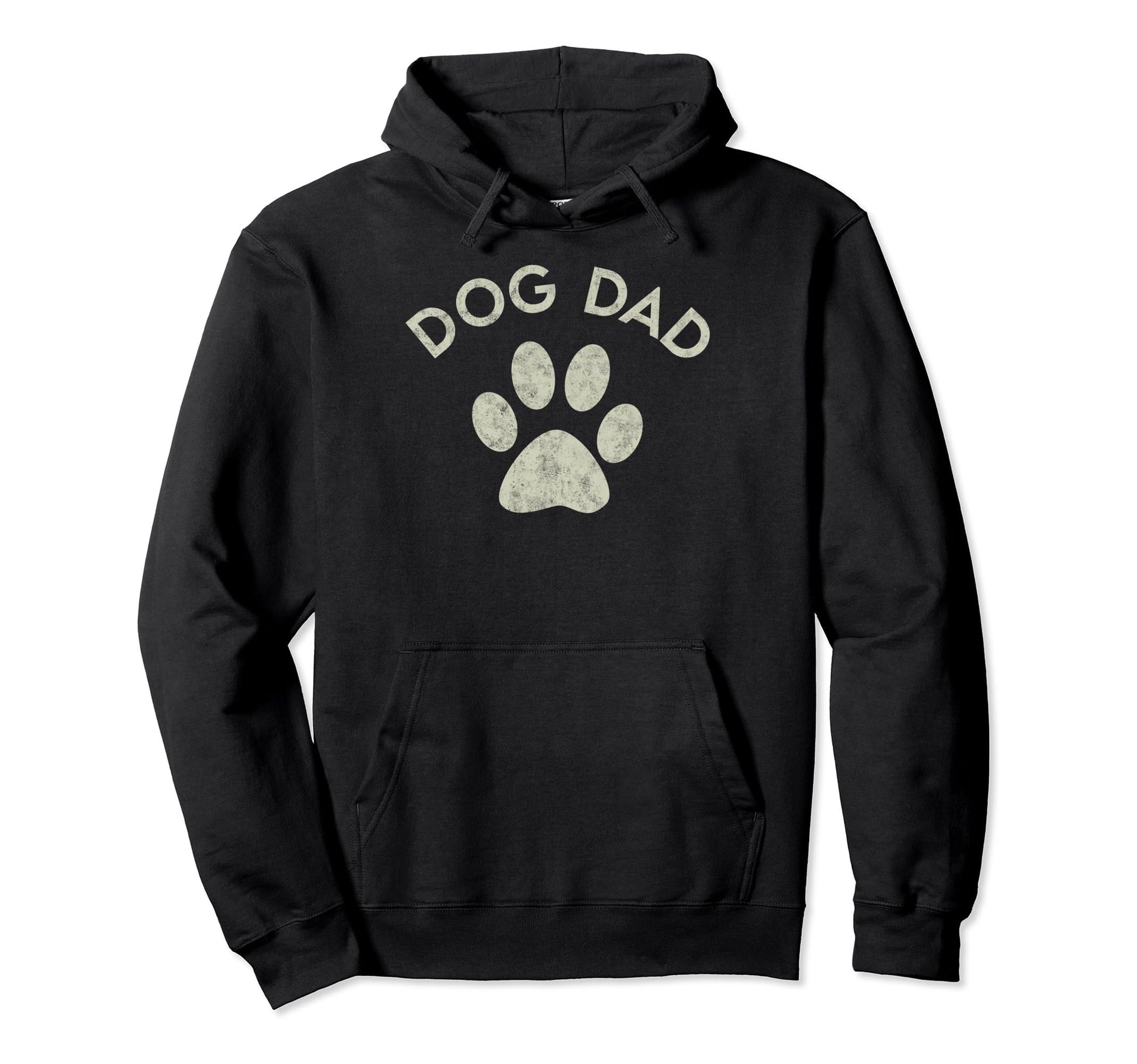 Dog Dad Paw Fathers Day Grandpa Dog Hoodie - Minimalist Print Men Women - T-Shirt, Sweatshirt, Hoodie