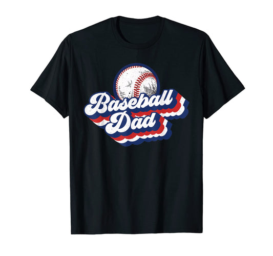 Baseball Dad Grandpa Grandparents T-Shirt - Graphic Print Men Women - T-Shirt, Sweatshirt, Hoodie