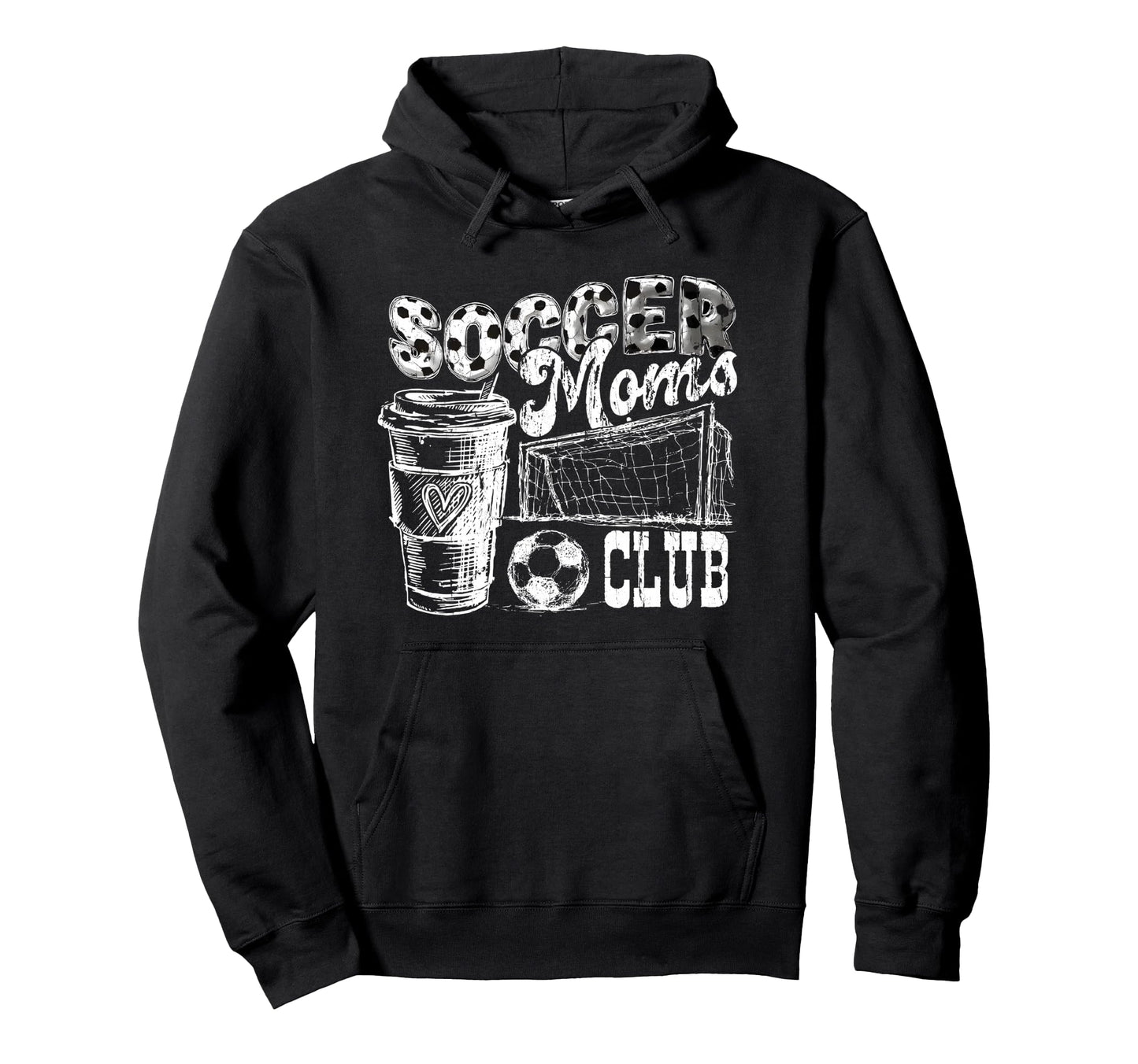 Soccer Moms Club Livin That Soccer Mom Life Hoodie - Unique Graphic Unisex - T-Shirt, Sweatshirt, Hoodie