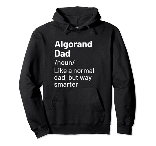 Algorand Dad Matching Parents Hoodie - Graphic Print Unisex - T-Shirt, Sweatshirt, Hoodie