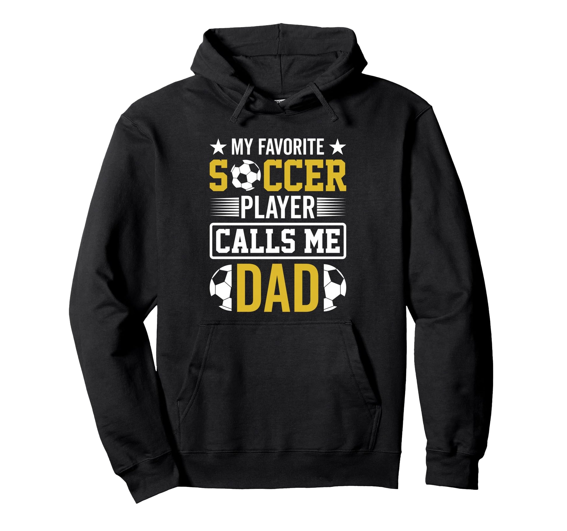 My Favorite Soccer Player Calls Me Hoodie - Minimalist Print for Adults - T-Shirt, Sweatshirt, Hoodie