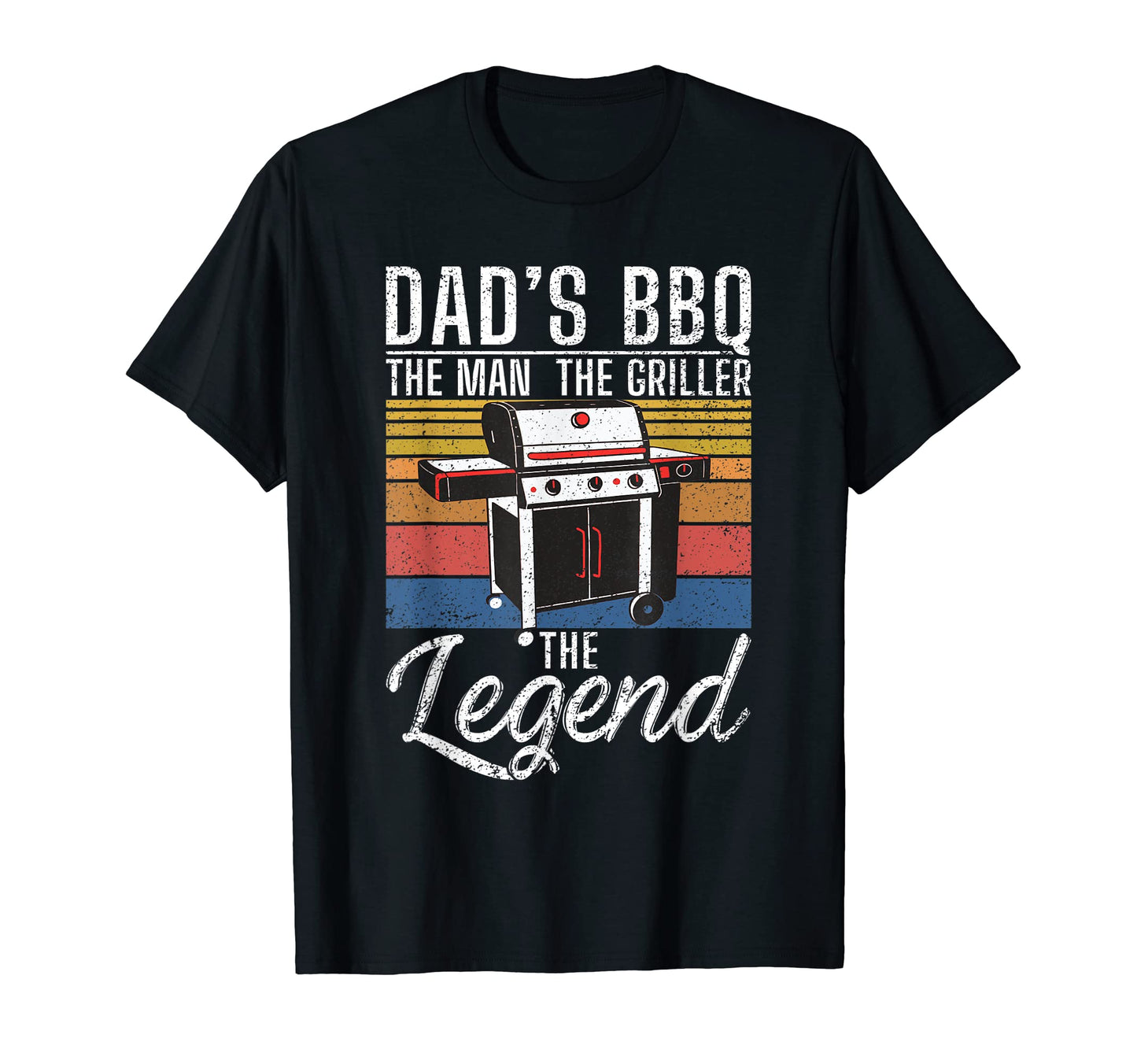 Dads Bbq Griller Legend Grilling Dad T-Shirt - Custom Art Print Men Women - T-Shirt, Sweatshirt, Hoodie