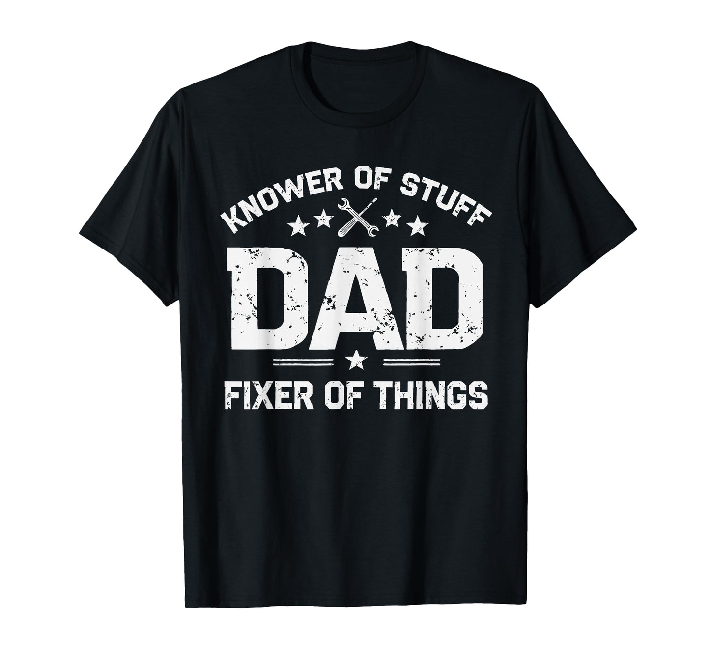 Dad Knower Stuff Fixer Things Fathers T-Shirt - Trendy Graphic for Adults - T-Shirt, Sweatshirt, Hoodie