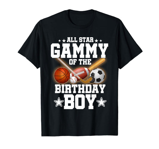 All Star Gammy Birthday Basketball T-Shirt - Aesthetic Graphic Men Women - T-Shirt, Sweatshirt, Hoodie