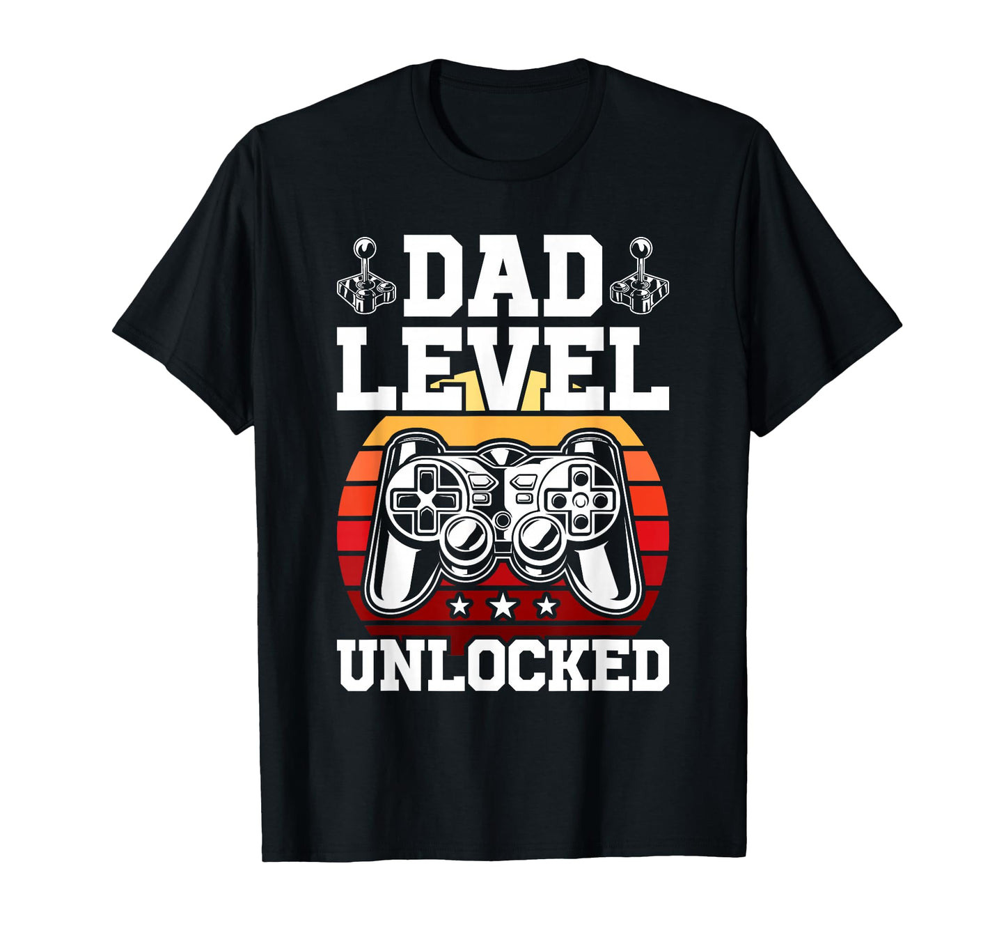 Dad Level Unlocked Video Gamer Gaming T-Shirt - Aesthetic Graphic Unisex - T-Shirt, Sweatshirt, Hoodie