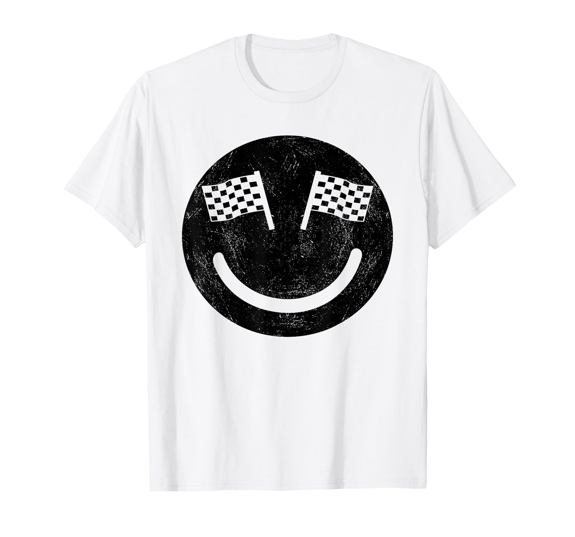 Racing Smile Race Car Parties T-Shirt - Graphic Print Men Women - T-Shirt, Sweatshirt, Hoodie