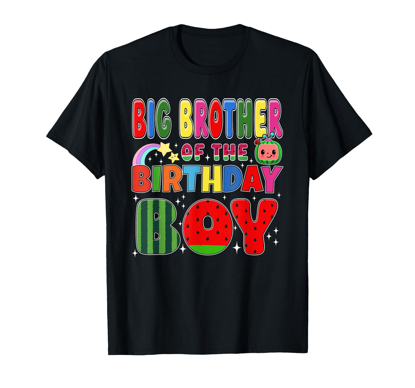 Big Brother Birthday Melon Family T-Shirt - Custom Art Print for Adults - T-Shirt, Sweatshirt, Hoodie