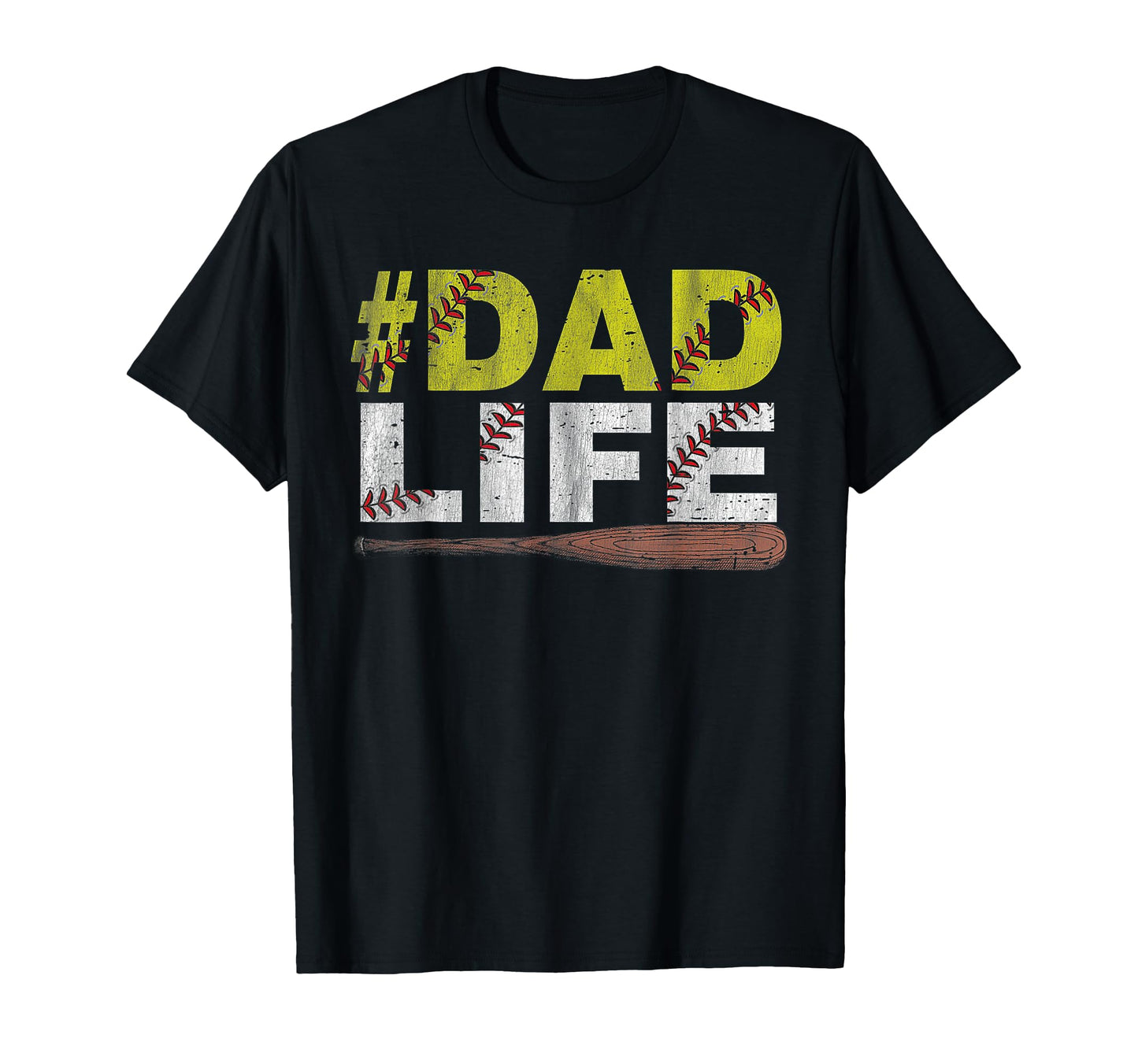 Funny Dad Life Softball Baseball Daddy T-Shirt - Novelty Apparel Men Women - T-Shirt, Sweatshirt, Hoodie