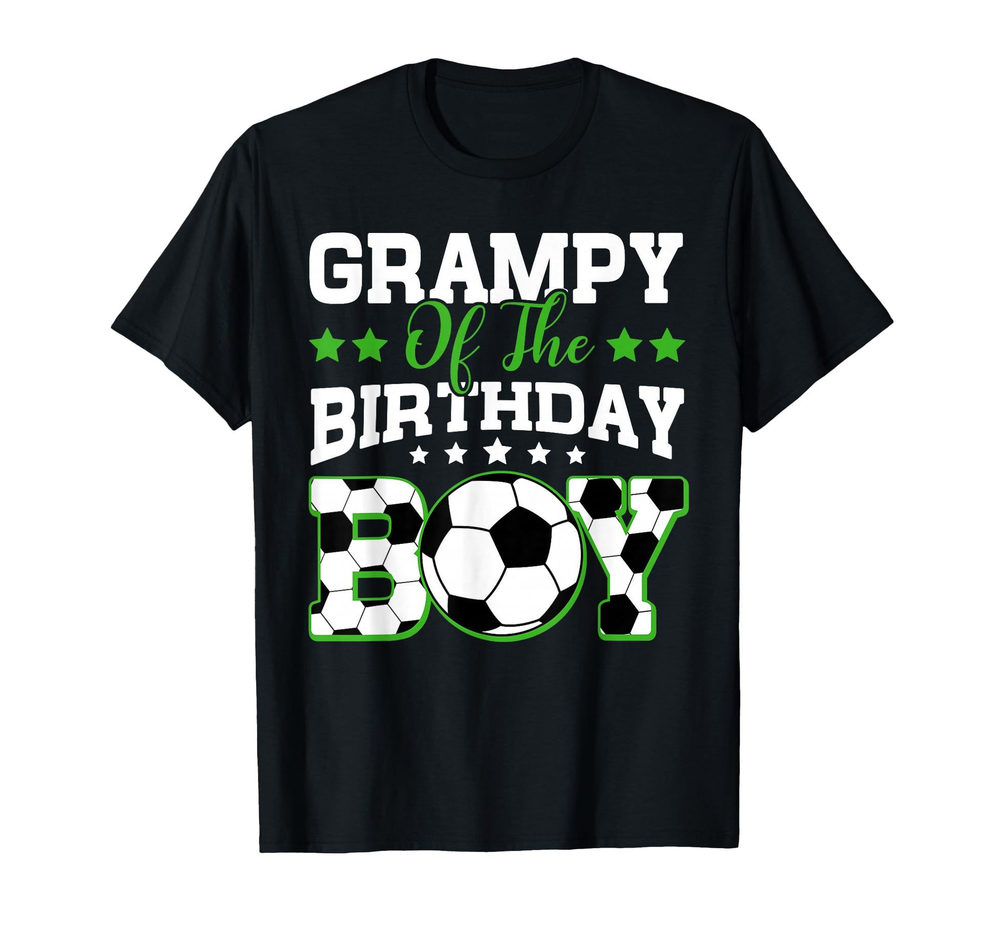 Grampy Birthday Soccer Family T-Shirt - Fun Novelty Design for Adults - T-Shirt, Sweatshirt, Hoodie